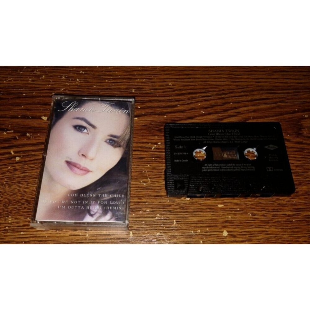 Shania Twain - God Bless the Child on cassette (Polygram Records Canada, 1996)